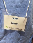 My awesome new JDRF name tag!